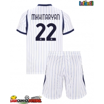 Camisa de Futebol Inter Milan Henrikh Mkhitaryan #22 Equipamento Secundário Infantil 2026-27 Manga Curta (+ Calças curtas)